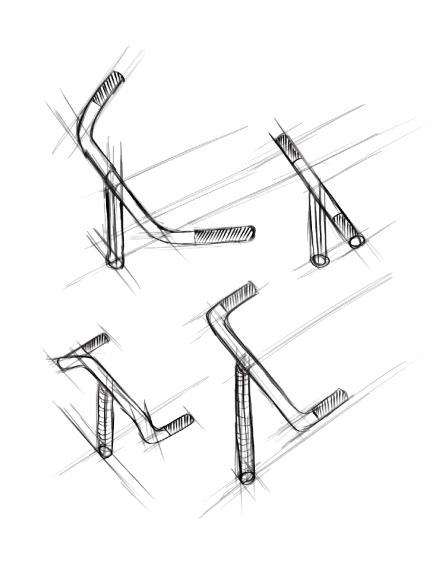 Weiterführende Entwicklungsskizzen für das Sideboard